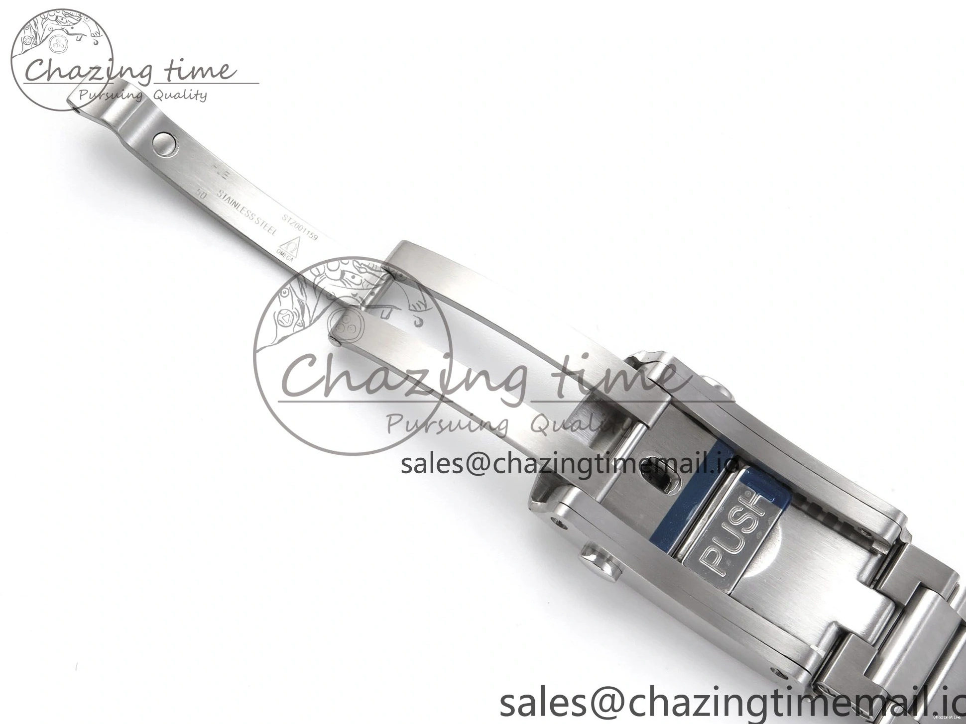 0401 Elegant Seamaster 300 Heritage SS VSF 1:1 Best Edition Blue Dial on SS Bracelet A 7701